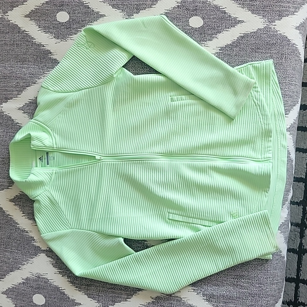 Adidas Golf Women's Green Zip-Up Jacket